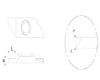 Drehplatte 0° mit Pariserschliff und Radius BP 861 Rb 2,0-r0,2